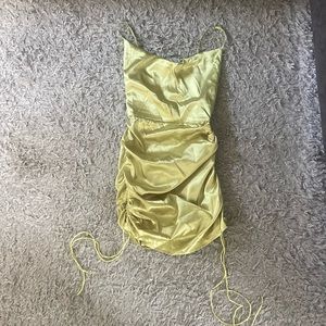 Silk Green Mini Dress - size small, worn once